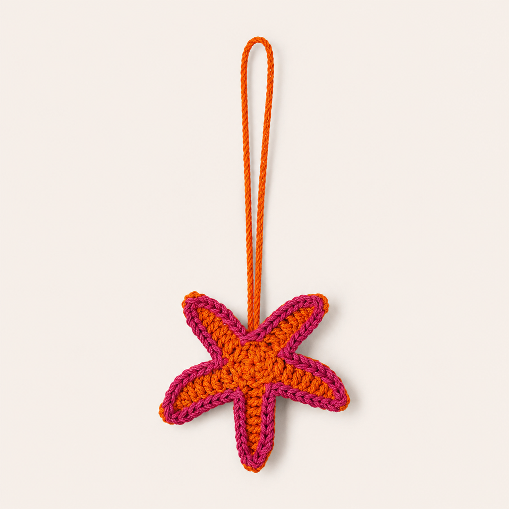 Star-fish Knit Charm