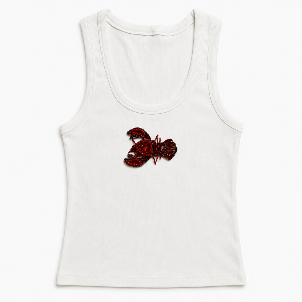 Beaded Lobster Tanktop