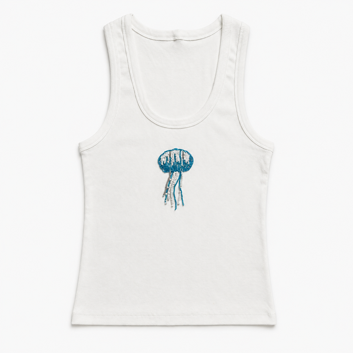 Tingly Jellyfish Beaded Tanktop